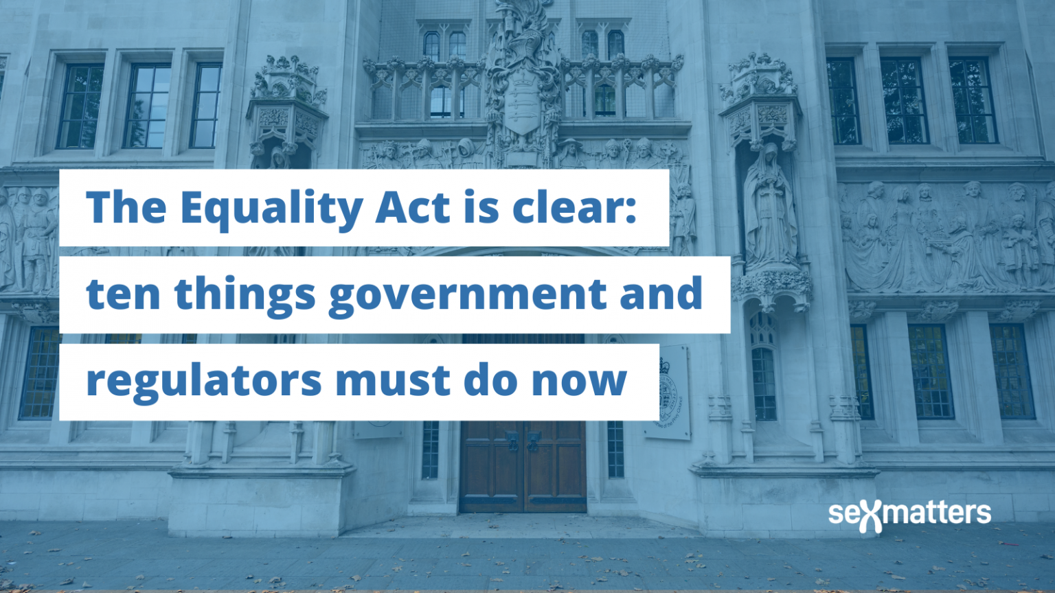 英國最高法院對蘇格蘭女人案給出的判決：如何實踐「女人=生理女性」？